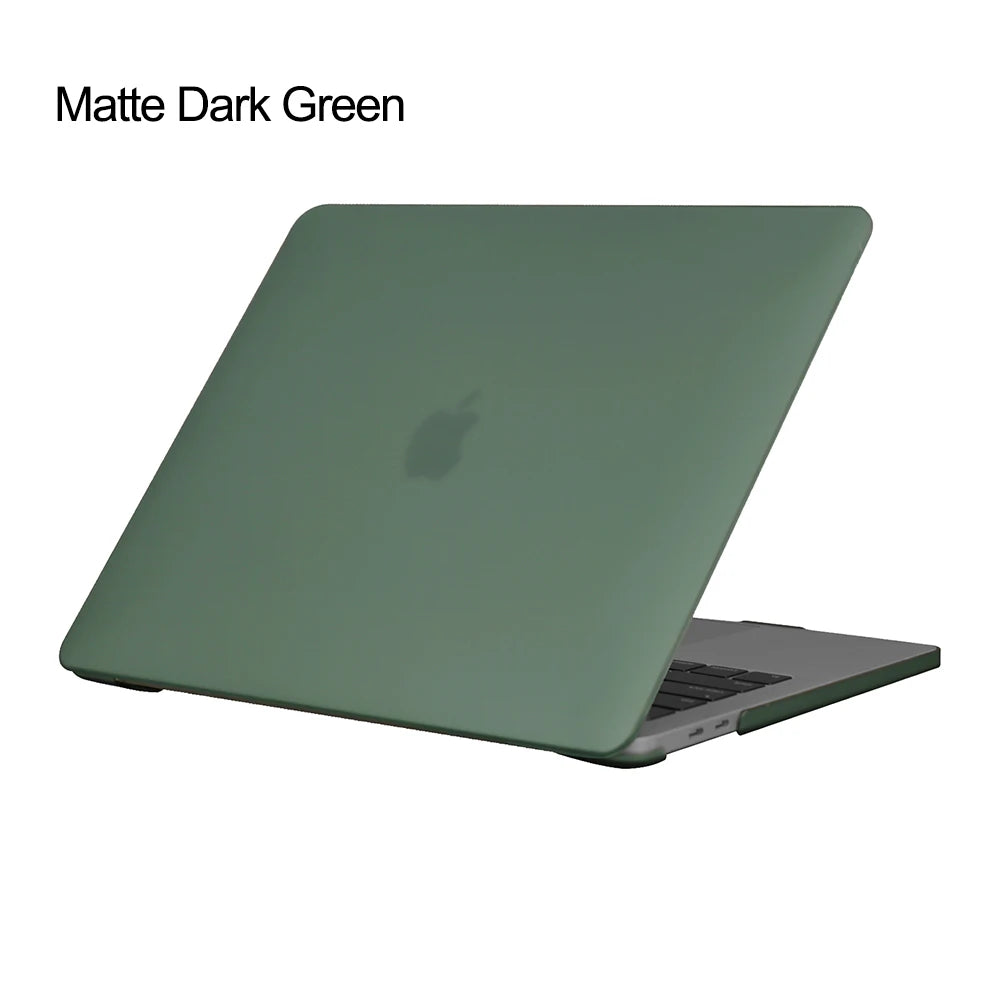 Matte Frosted PVC Laptop Case for MacBook Pro 13/14/16, MacBook Air 13/15 & MacBook 12 — Slim Protective Shell