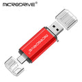 USB-C OTG 2-in-1 Flash Drive USB 2.0 & Type-C Pen Drive 8/16/32/64/128GB