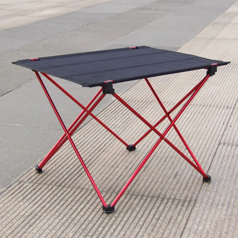 Portable Foldable Camping Table - Ultralight 6061 Aluminum Picnic & Laptop Folding Desk