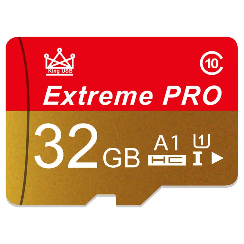 microSD/TF Memory Card 16GB 32GB 64GB 128GB 256GB Class 10 U1 V10 A1 with Adapter for Phone Camera Dash Cam Tablet
