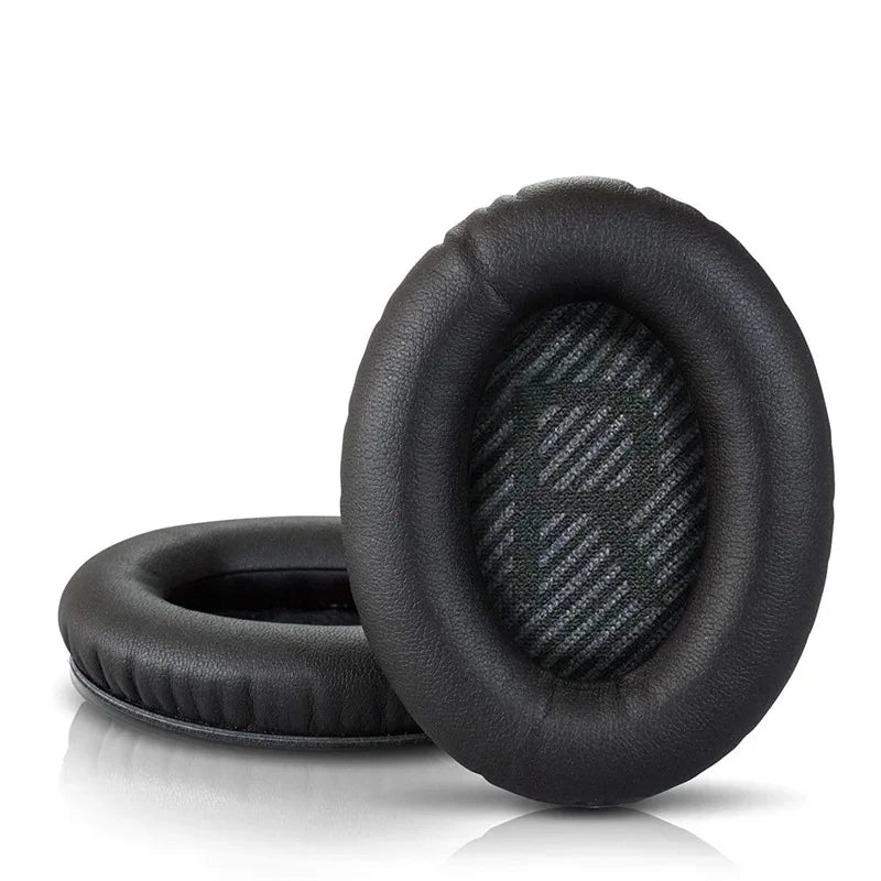 Replacement Earpads Cushion for QC2 QC15 QC25 QC35 AE2 AE2i AE2w SoundTrue SoundLink Headphones - High-Protein Leather