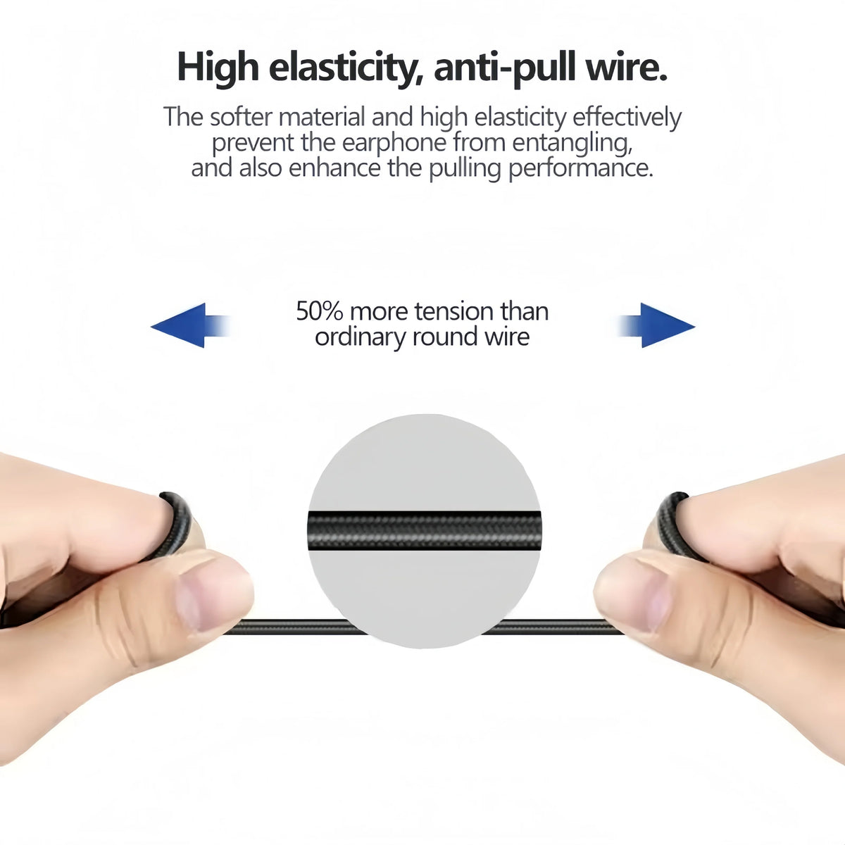 Type-C & 3.5mm Wired In-Ear Earphones with Mic — Universal Headset for Smartphones, Tablets, Laptops