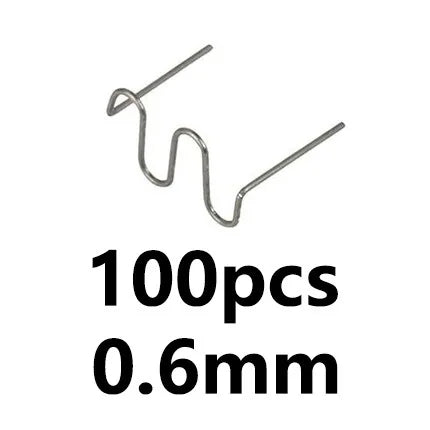 Auto Plastic Repair Staple Kit 100–600 pcs | 6 Types 0.6/0.8 mm Tungsten Steel Hot Stapler Nails for Car Bumper & Plastic Welding