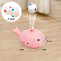 Whale-Shaped Electric Floating Ball Cat Toy USB Rechargeable Dual-Function Fan Portable 3C Certified