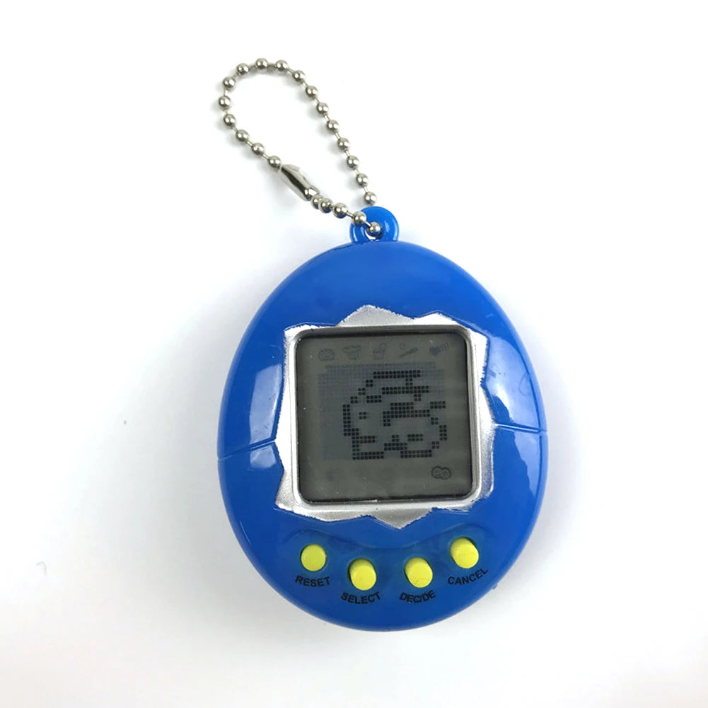 Mini Retro Virtual Pet Keychain Game — 90s Nostalgic Electronic Pocket Toy, Educational Gift for Kids & Adults