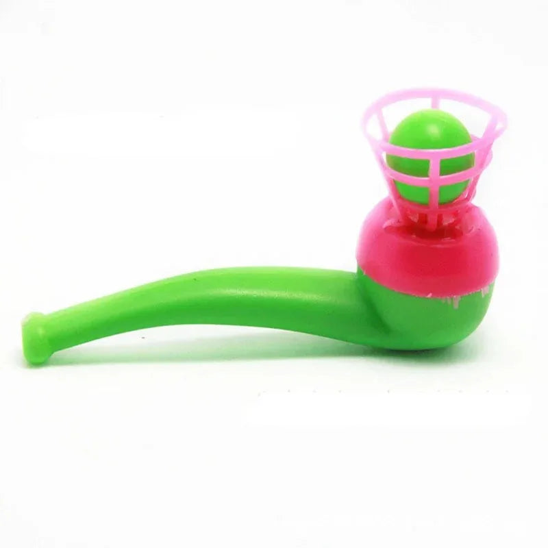 3-Pack Pipe Blowing Balance Balls (4 in / 10 cm) for Kids - Educational Outdoor Toy for Motor Skills & Coordination
