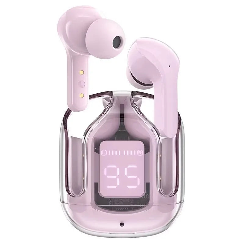 Bluetooth Noise-Cancelling TWS Earbuds with Digital Display Charging Case Hi-Fi Stereo