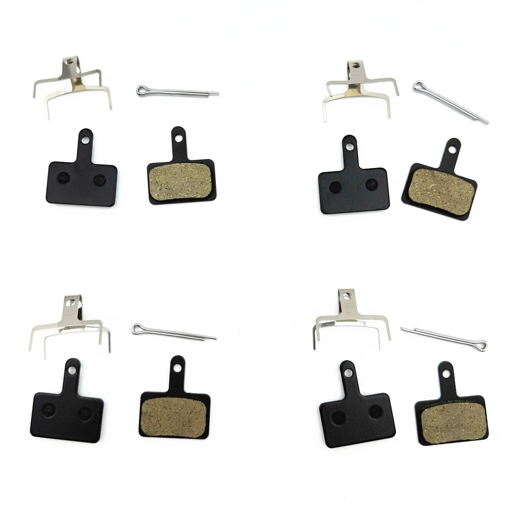 2/4/12-Pair Hydraulic Disc Brake Pads for Mountain Bikes — Resin, Semi-Metal & Ceramic Options