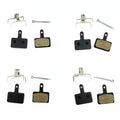 2/4/12-Pair Hydraulic Disc Brake Pads for Mountain Bikes — Resin, Semi-Metal & Ceramic Options