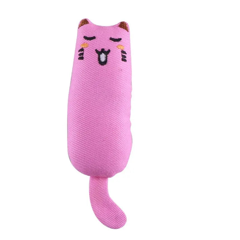 Catnip Thumb Plush Toy – Bite-Resistant Chew Pillow & Teaser for Cats, 5.0 x 2.1 in (12.6 x 5.3 cm)