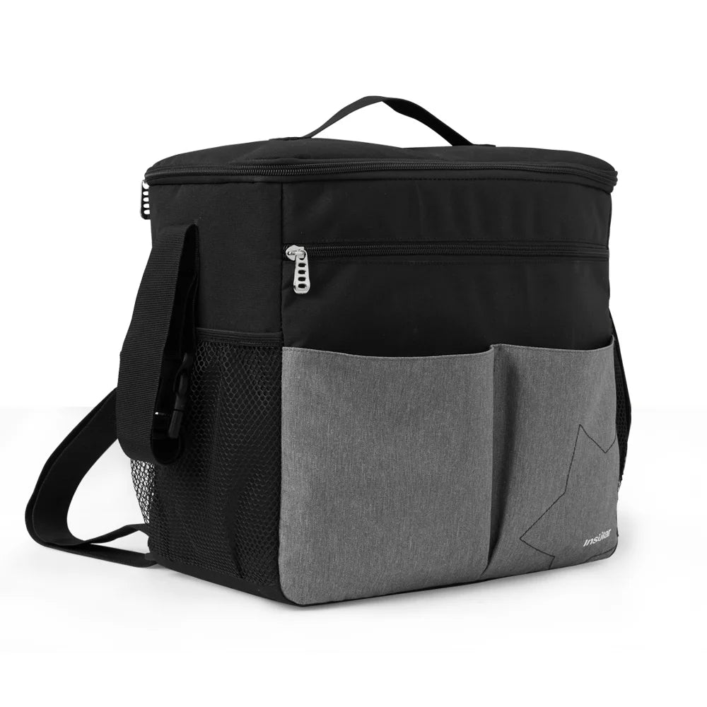 Large Capacity Mommy Diaper Backpack – Travel Nappy Bag with Anti-Loss Zipper, Maternity Nursing Baby Bag