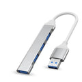 USB-C 4-Port OTG Hub Adapter Docking Station for Phones, 13/15-Inch Laptops & PCs