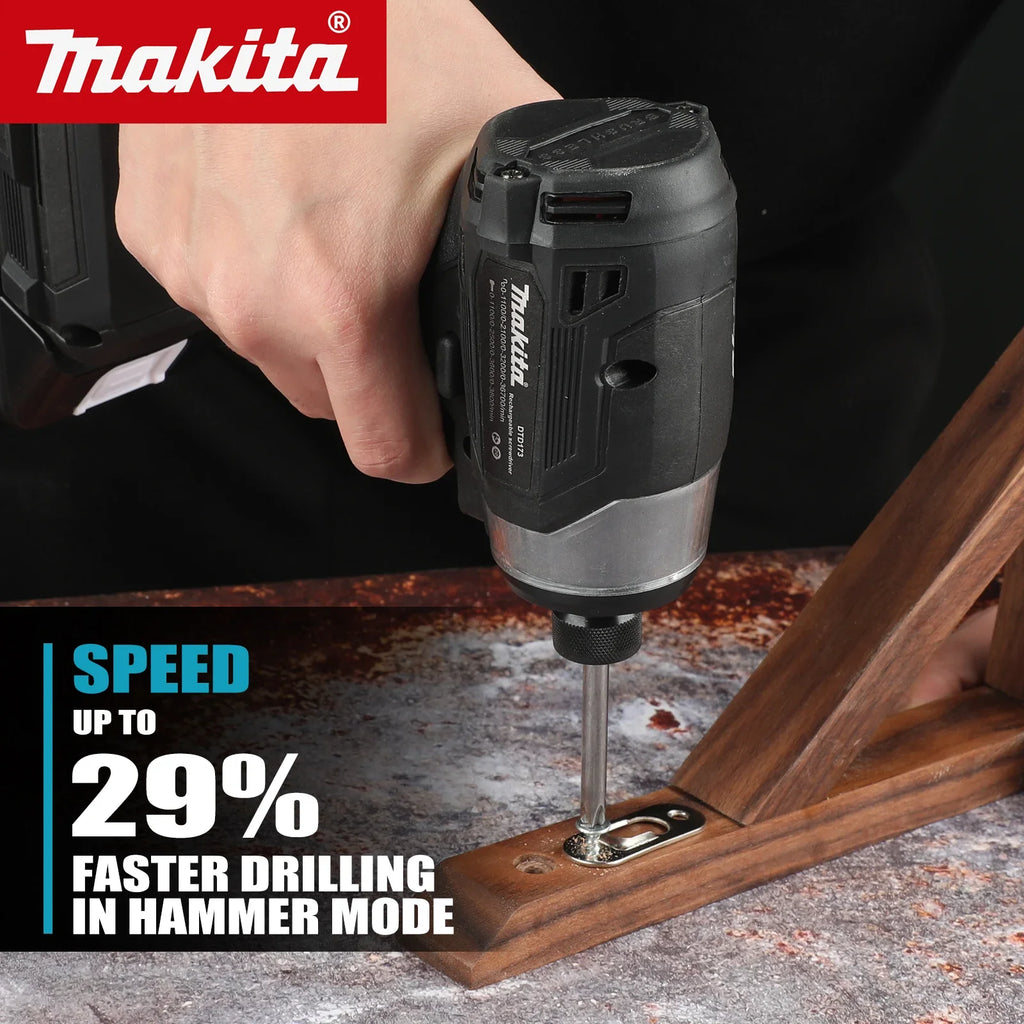 18V Cordless Brushless Impact Driver — 180 N·m (133 lb·ft) Rechargeable Impact Drill with T-Mode