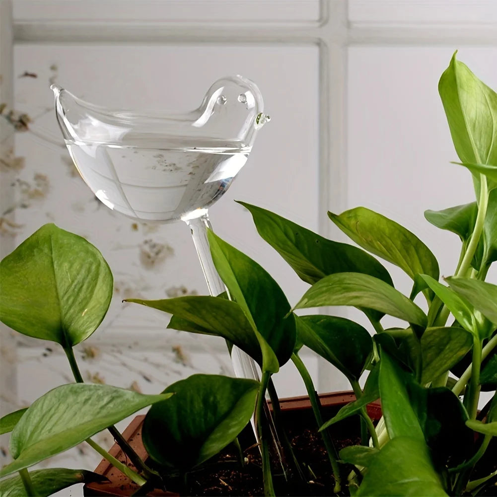5-Pack Bird-Shaped Self-Watering Plant Globes, Automatic Drip Watering for Indoor Plants & Garden