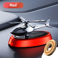 Solar Helicopter Propeller Car Air Freshener Decorative Aromatherapy Diffuser for Car Interior