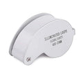 40X Jeweler's Loupe Pocket Folding Magnifier with LED Light for Watches, Coins, Stamps, Gems
