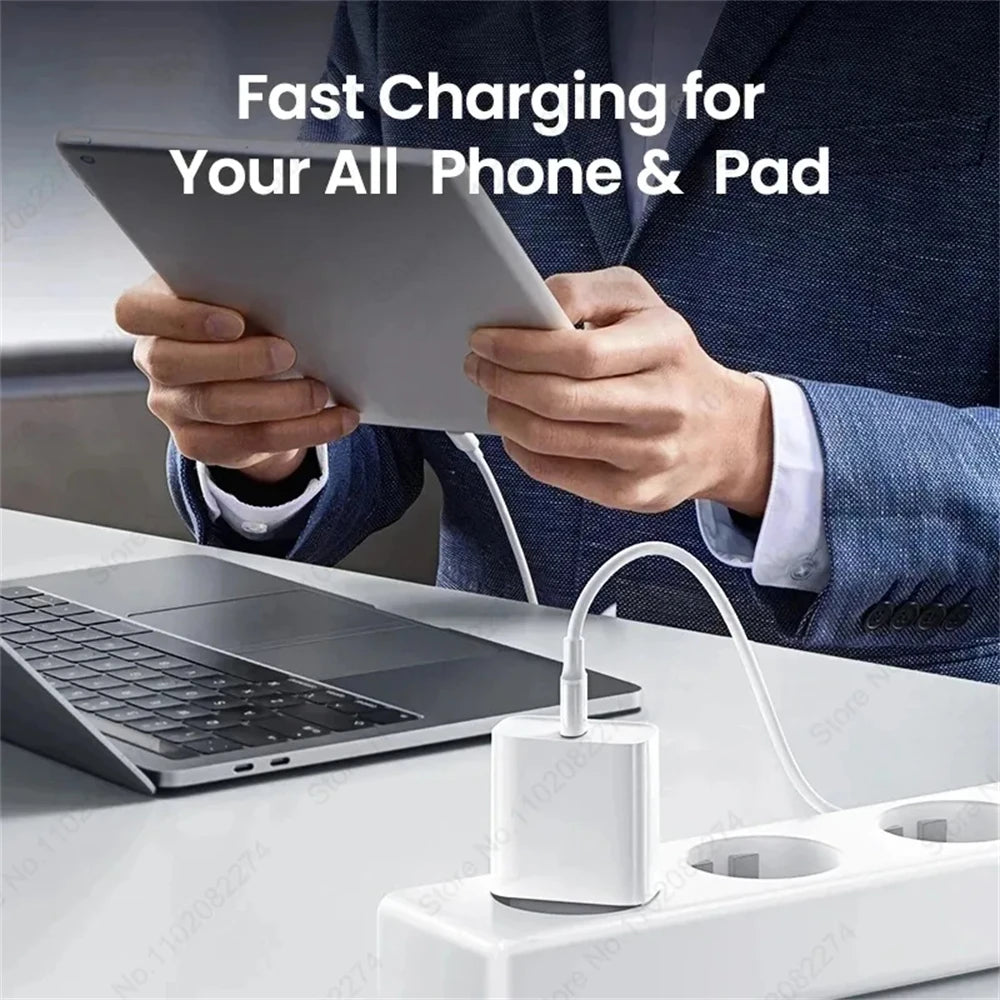 40W USB-C PD Fast Charger for iPhone - Single USB-C Port Rapid Charging