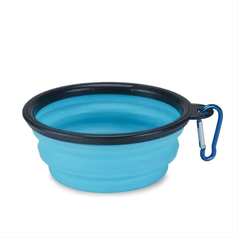 Collapsible TPR Travel Pet Bowl – Portable Dog & Cat Food and Water Bowl