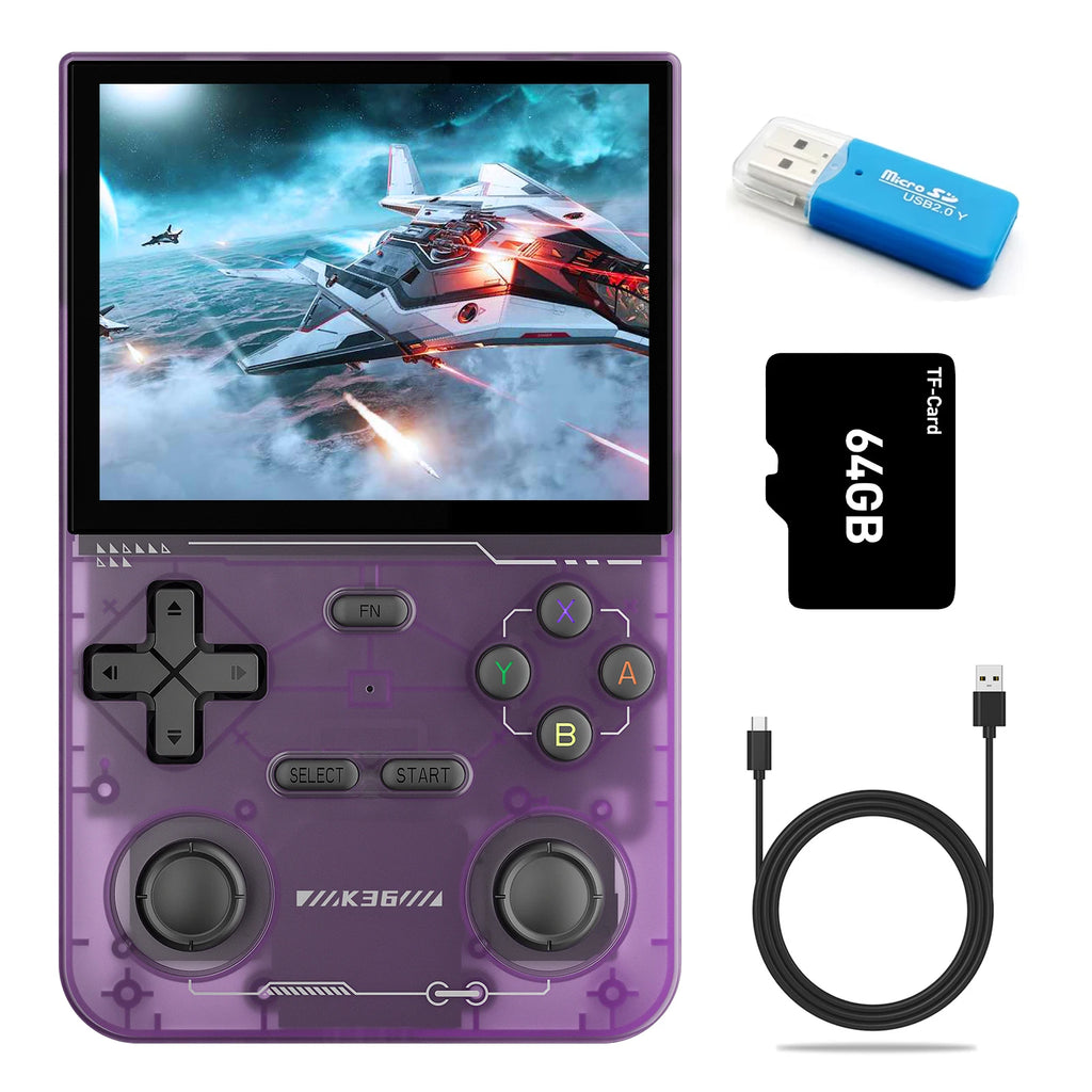 Open-Source Retro Handheld Game Console — 3.5-inch (8.9 cm) IPS, 16,000+ Games Emulator (PS1 PSP N64 Dreamcast)
