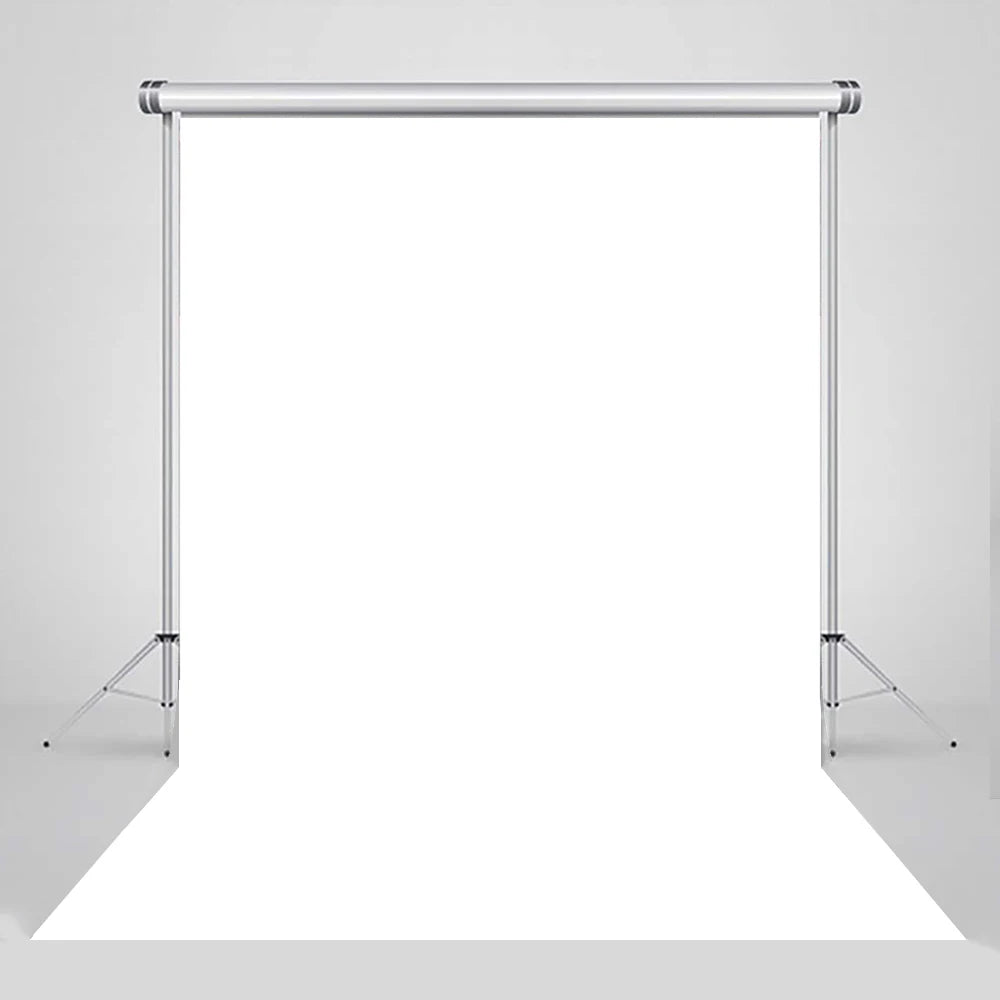Pure White Photography Backdrop – Solid Pastel Background for Portraits, Video & Photo Studio (5x3ft–10x8ft | 150x100–300x250cm)