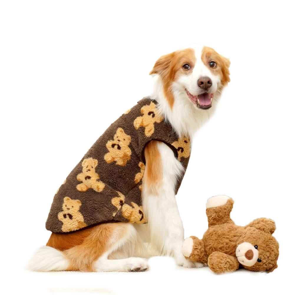 Warm Flannel Dog & Cat Winter Coat Jacket - Sizes M–7XL (2.5–35 kg / 5.5–77 lb)
