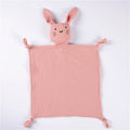 Baby Muslin Gauze Burp Cloth 30 x 30 cm (12 x 12 in) Cute Cat Double-Layer Cotton Saliva & Soothing Towel