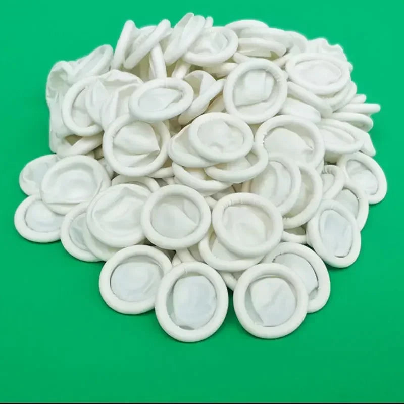 Sterile Disposable Powder-Free Latex Finger Cots - Fingertip Protectors for Watch Repair and Electronics