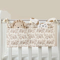 Cotton Bedside Diaper Bag Hanging Diaper Caddy Crib and Stroller Bottle Storage Organizer 39 x 20 cm (15.4 x 7.9 in)