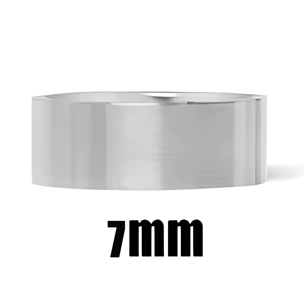 8mm Matte Stainless Steel Unisex Gothic Punk Ring view 12