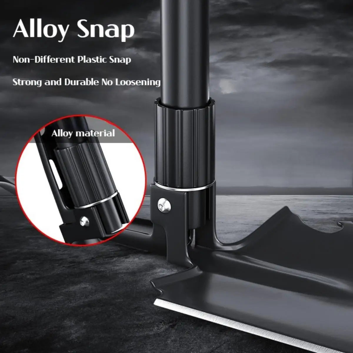 Foldable Camping Shovel 1-Pack Multifunctional Portable Entrenching Tool for Hiking & Outdoor