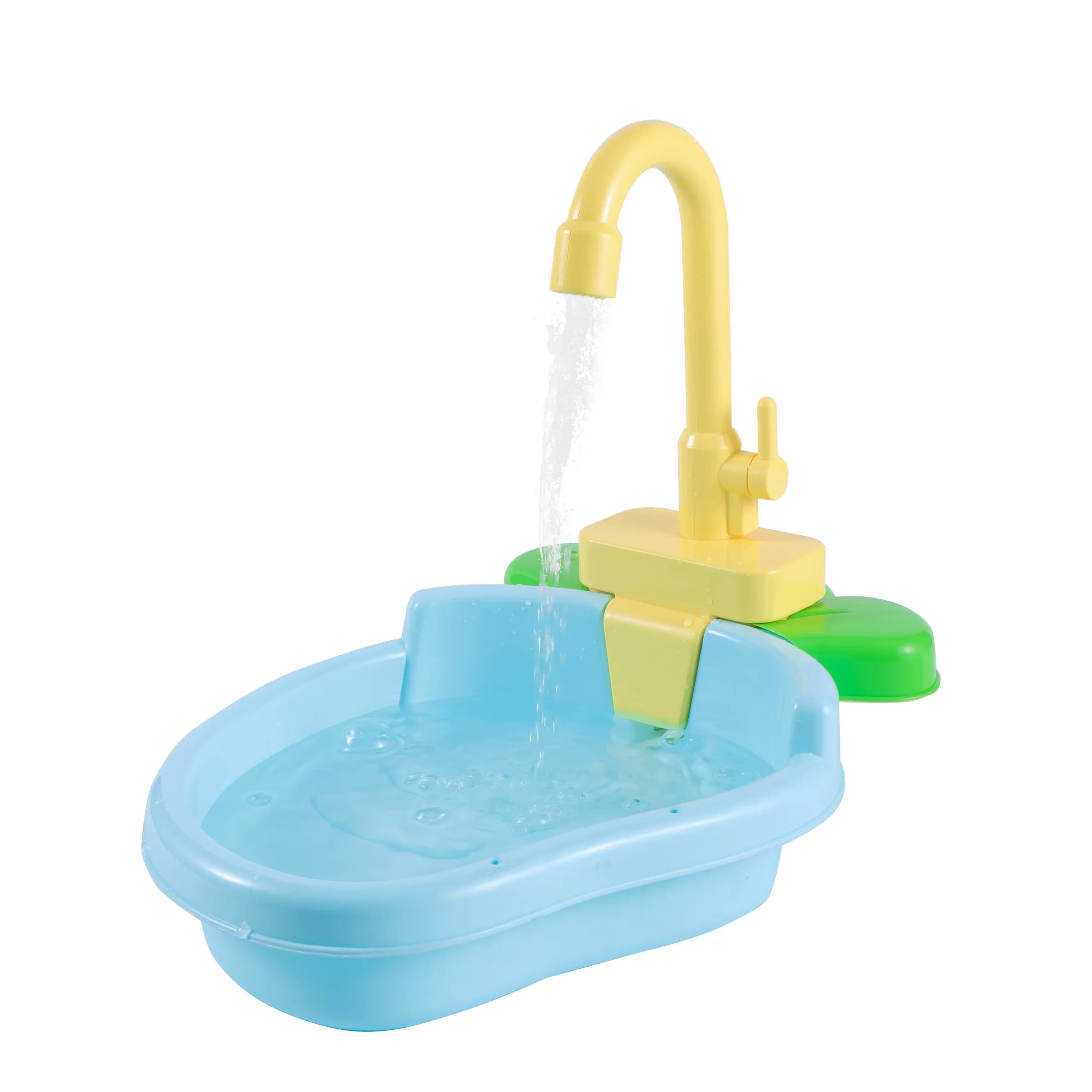Automatic Bird Bath with Shower Faucet – Battery-Powered Parrot & Small Pet Bathtub, 13.4 x 9.1 x 10.6 in (34 x 23 x 27 cm)