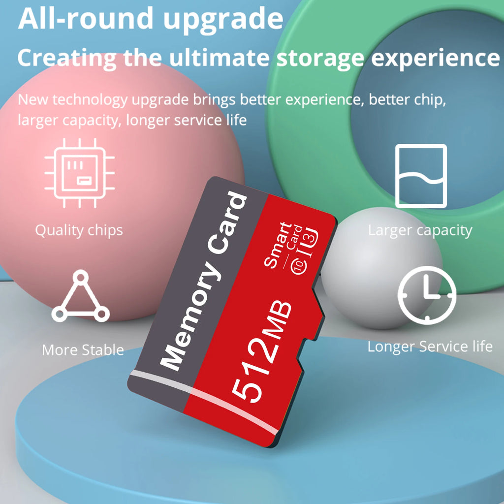 Micro TF / MicroSD Memory Card – 128MB, 256MB, 512MB | TF Card for Cameras, Phones & Tablets