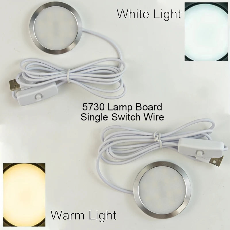 Adjustable LED Lamp Kit DIY — White Cold & Warm LED Light Parts (No Lamp Shell)