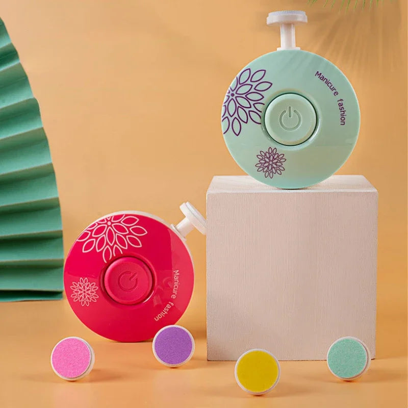 Electric Baby Nail Trimmer Kit for Newborns & Infants, Nail Clipper and Polisher Manicure Set