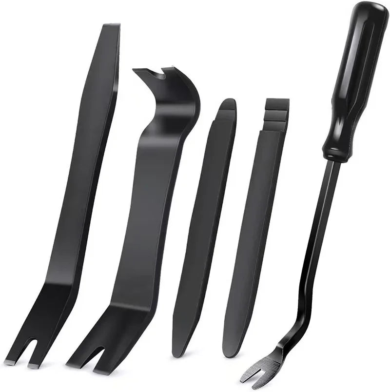 Car Trim Removal Tool Kit, Panel Pry Tools for Stereo, Dashboard & Door Clip Removal with Carrying Pouch