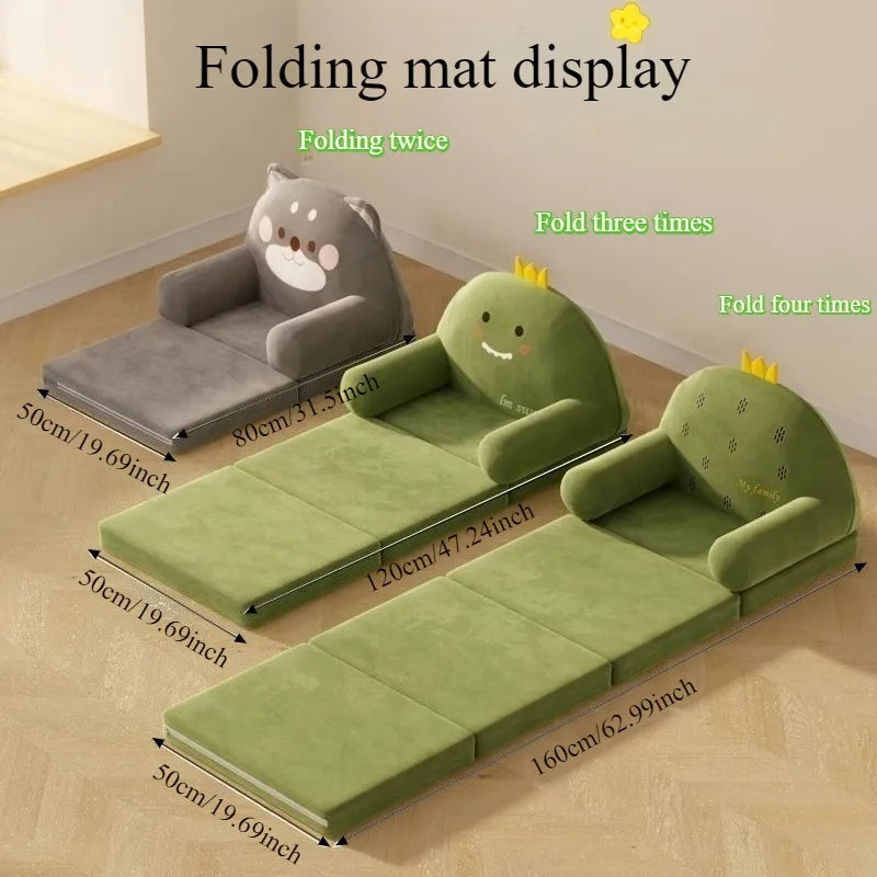 Bay Window Seat Cushion with Backrest — Tatami Floor Sofa for Reading, Bedroom & Nursery