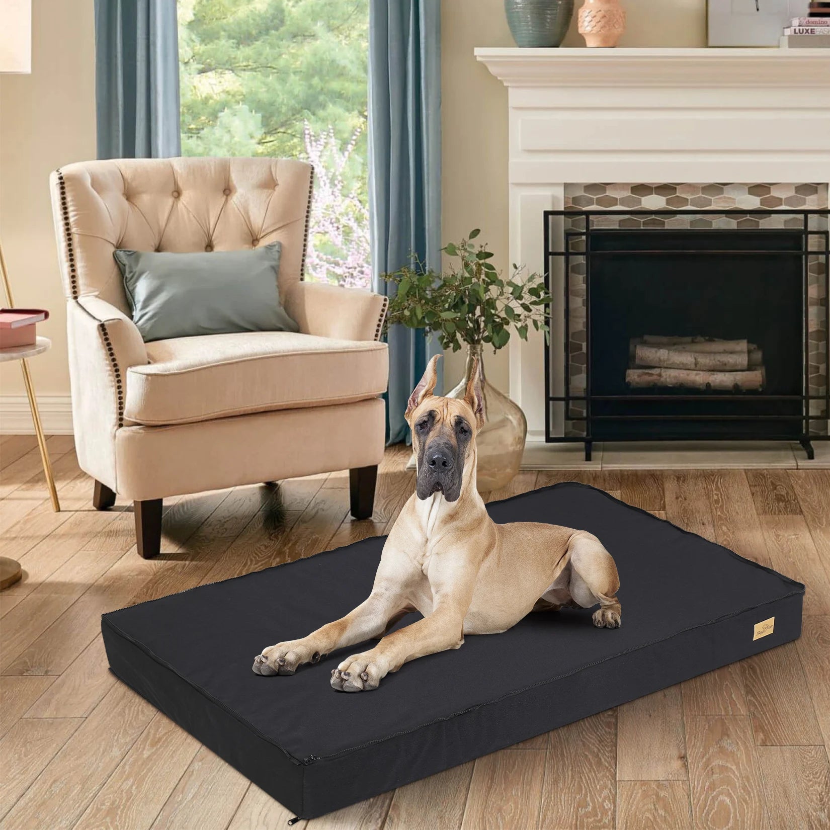 Orthopedic Dog Bed for Large Dogs – Waterproof, Non-Slip, Machine Washable (Sizes S–2XL)