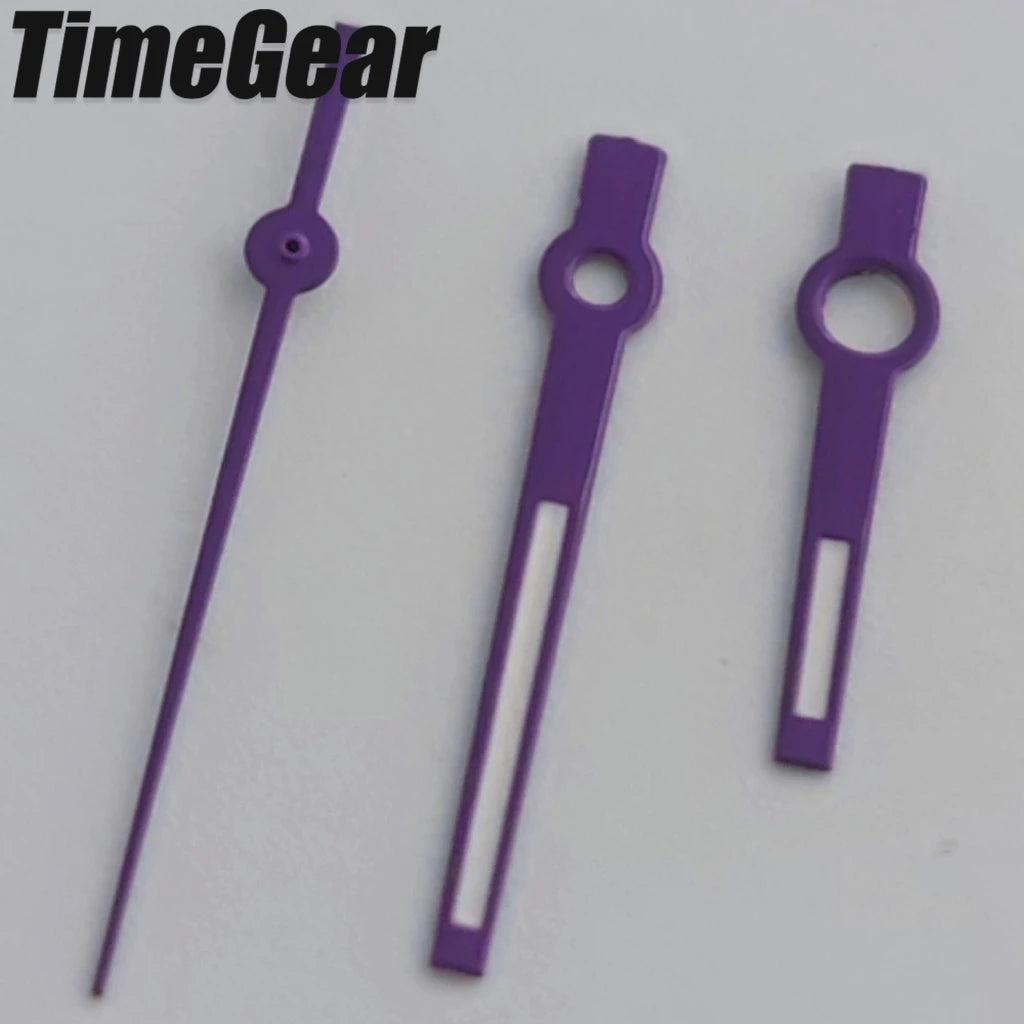 C3 Green Luminous Watch Hands Set for NH Series & Compatible Automatic Movements — 12.5 × 12 × 8 mm (0.49 × 0.47 × 0.31 in)