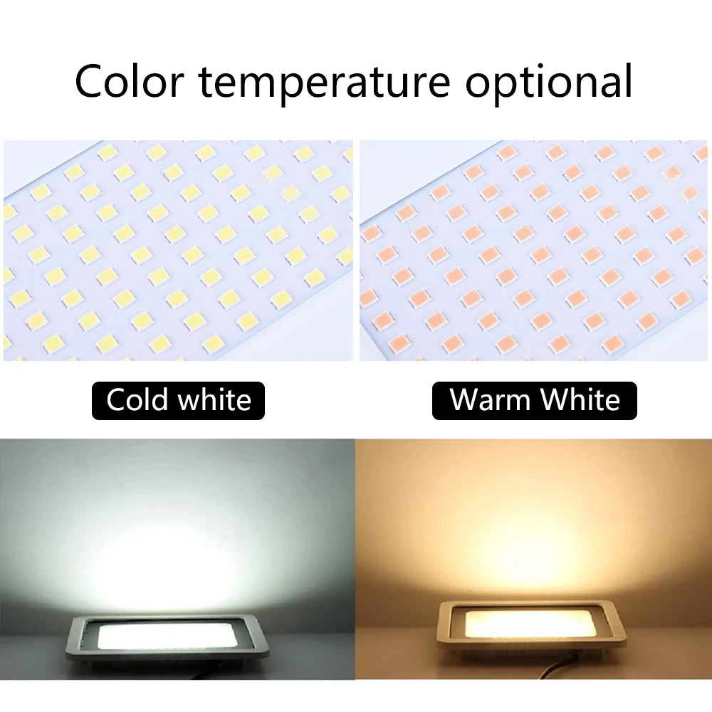LED Flood Light AC 220V IP68 Waterproof Outdoor Garden Reflector Spotlight – 10W 20W 30W 50W 100W