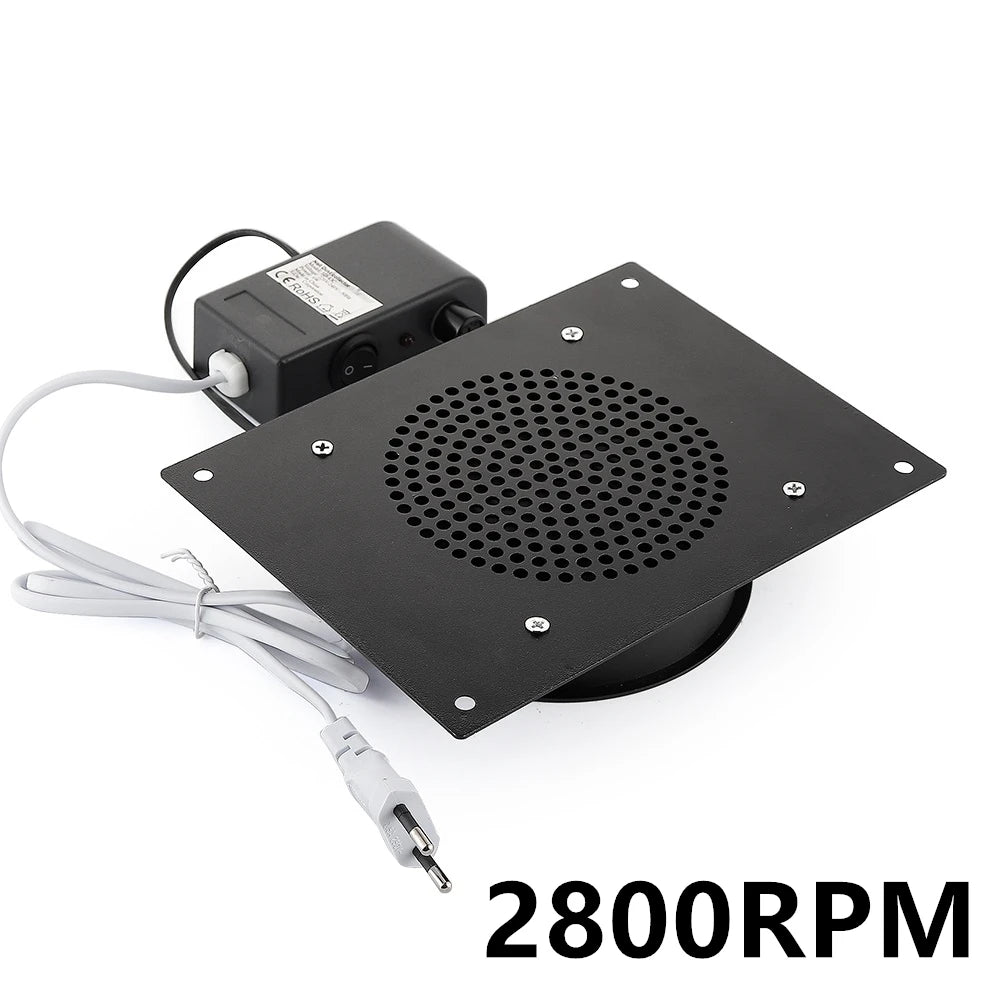 2800RPM Desk Nail Dust Collector Built-In Suction Fan for Nail Art & Salon – 3 Replaceable Dust Bags