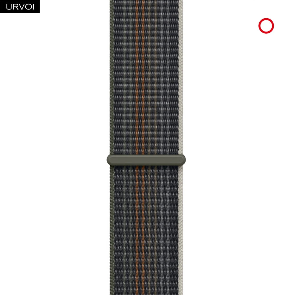 Nylon Sport Loop Band for Apple Watch — Breathable Hook & Loop Fastener — Fits 42/44/45/46/49mm