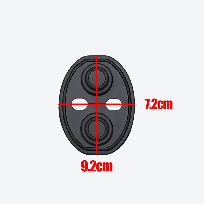 Car Door Silicone Shockproof Pads - 2/4 Pack Door Closing Mute Shock Absorber Cushions