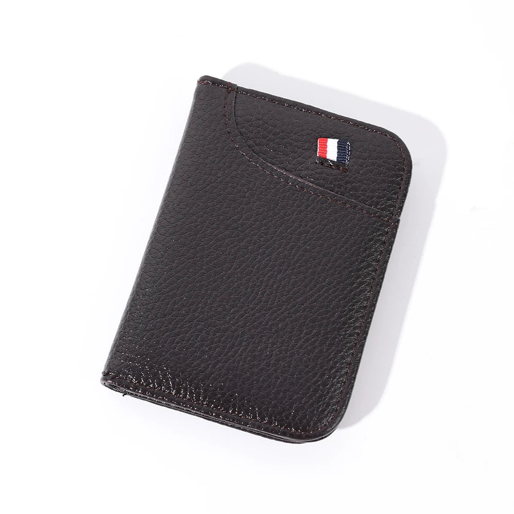 Slim PU Leather Card Holder Wallet – Mini Credit Card Wallet with 9 Card Slots (8 x 11 cm / 3.15 x 4.33 in)