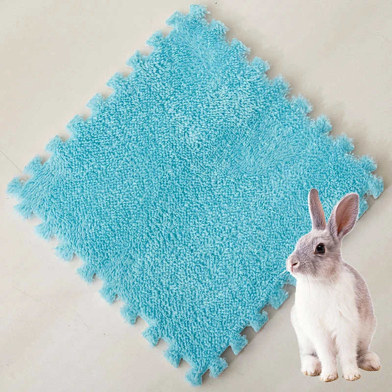 30 x 30 cm (11.8 x 11.8 in) EVA Foam Pet Warming Pad — Soft Fleece Sleeping Mat for Guinea Pigs, Hamsters, Rabbits (1–10 pcs)