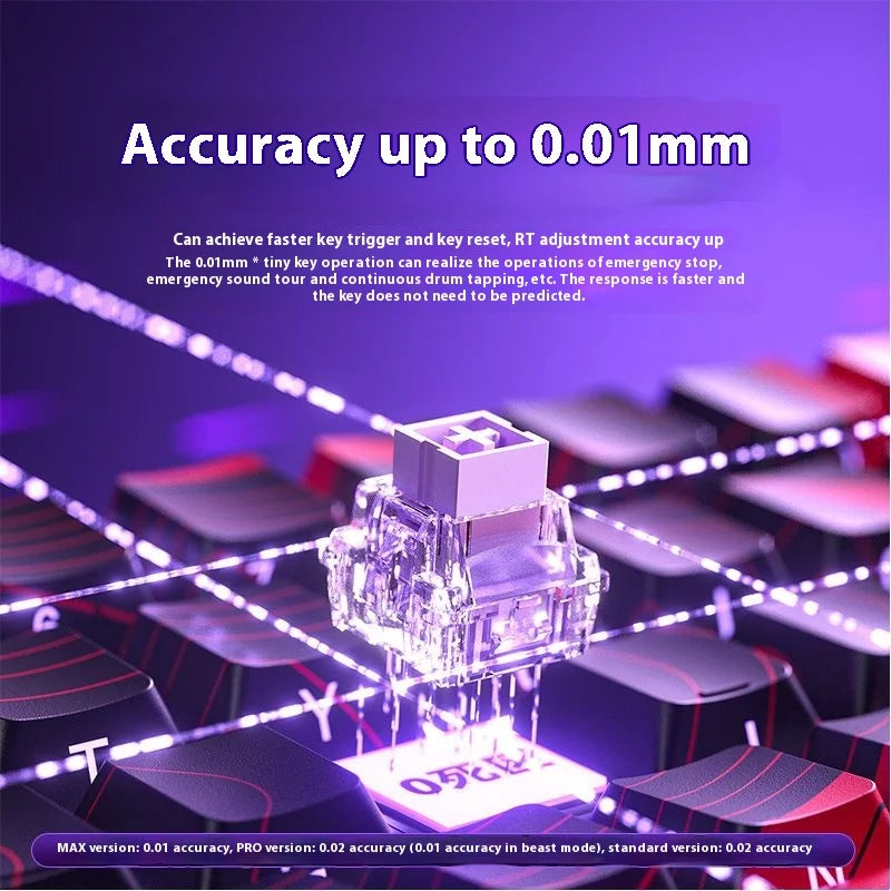 Magnetic Hot-Swappable Mechanical Gaming Keyboard 88-Key RGB 8000Hz Bluetooth USB Customizable