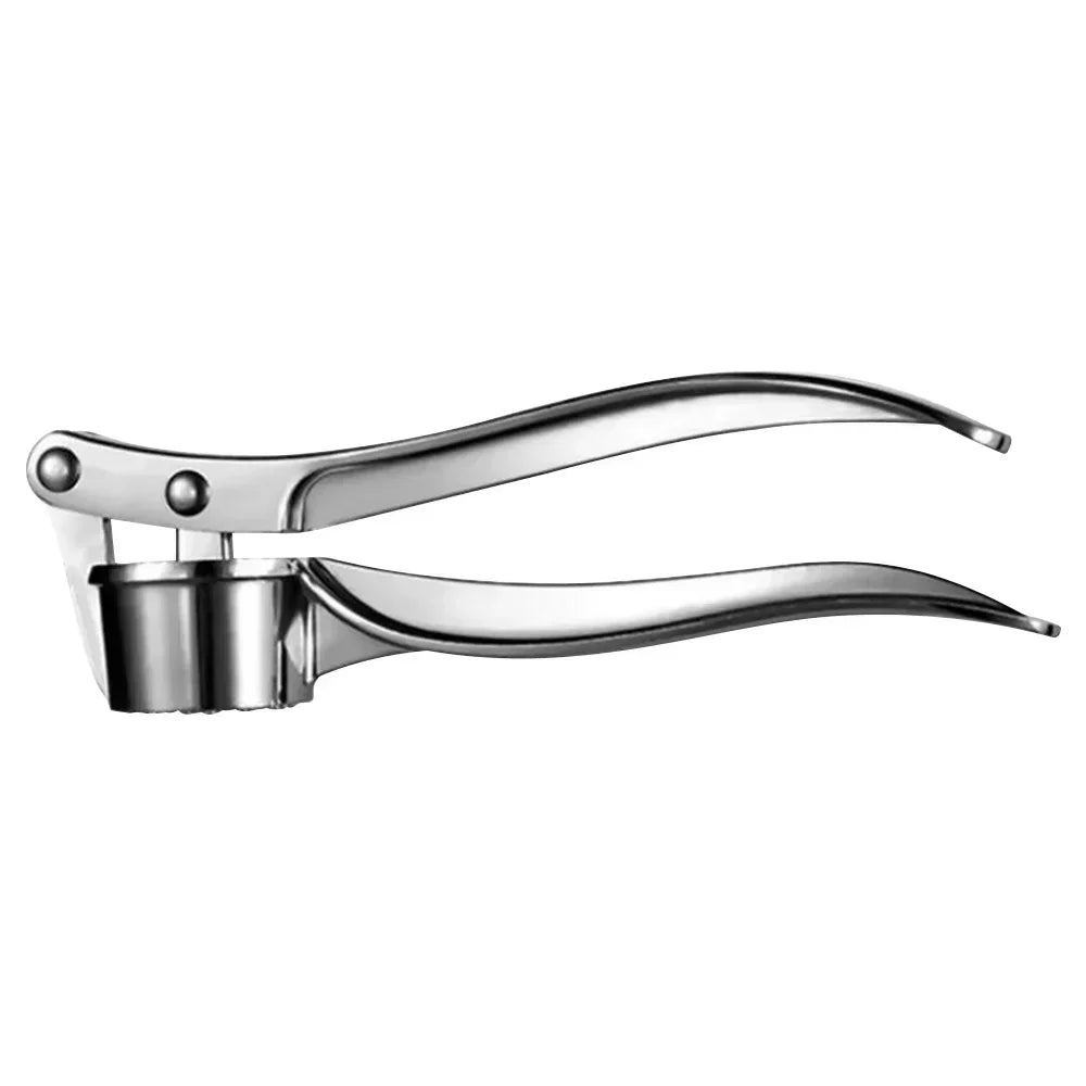 Stainless Steel Garlic Press - Handheld Garlic Crusher & Ginger Mincer for Kitchen