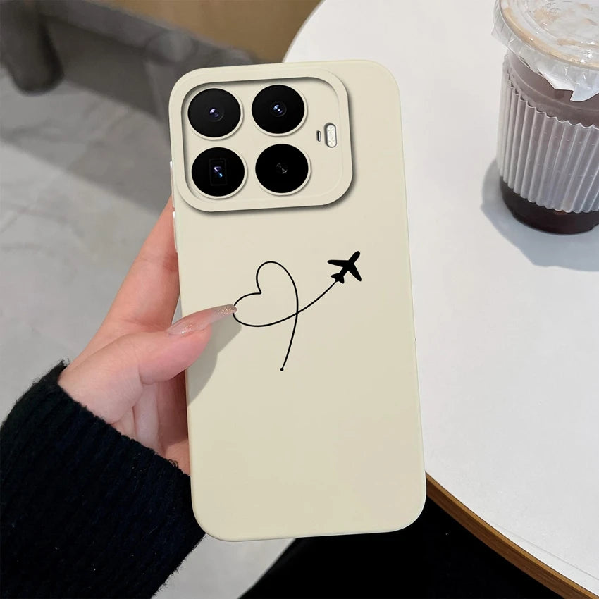 Liquid Silicone Phone Case for Xiaomi 17T / 17T Pro — Vibrant Fruit Print Soft Shell, Anti-Fingerprint Shockproof Bumper