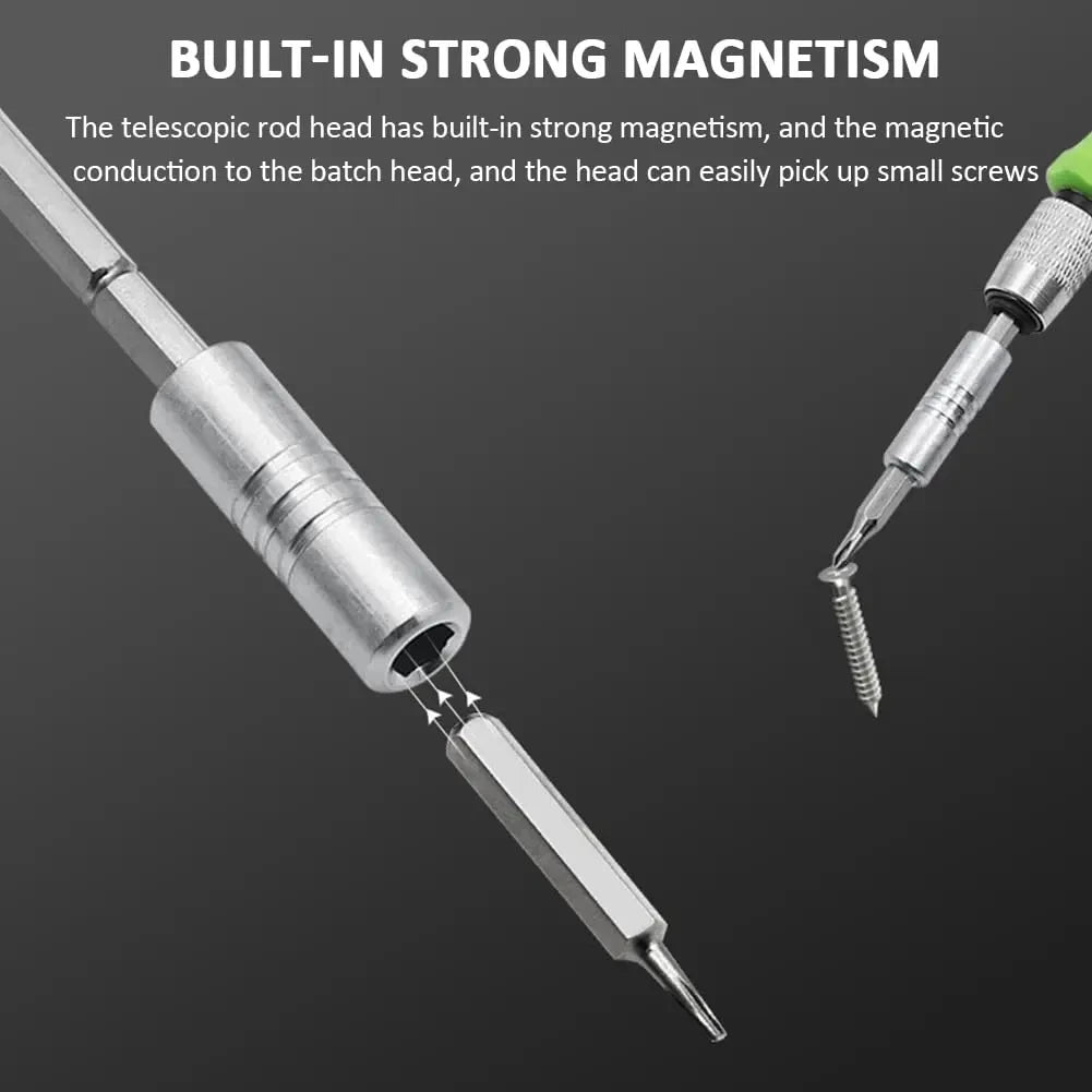 32-in-1 Precision Magnetic Screwdriver Set – CRV Steel Bits, T-Handle & Compact Case for Electronics, Jewelry & Home Repair