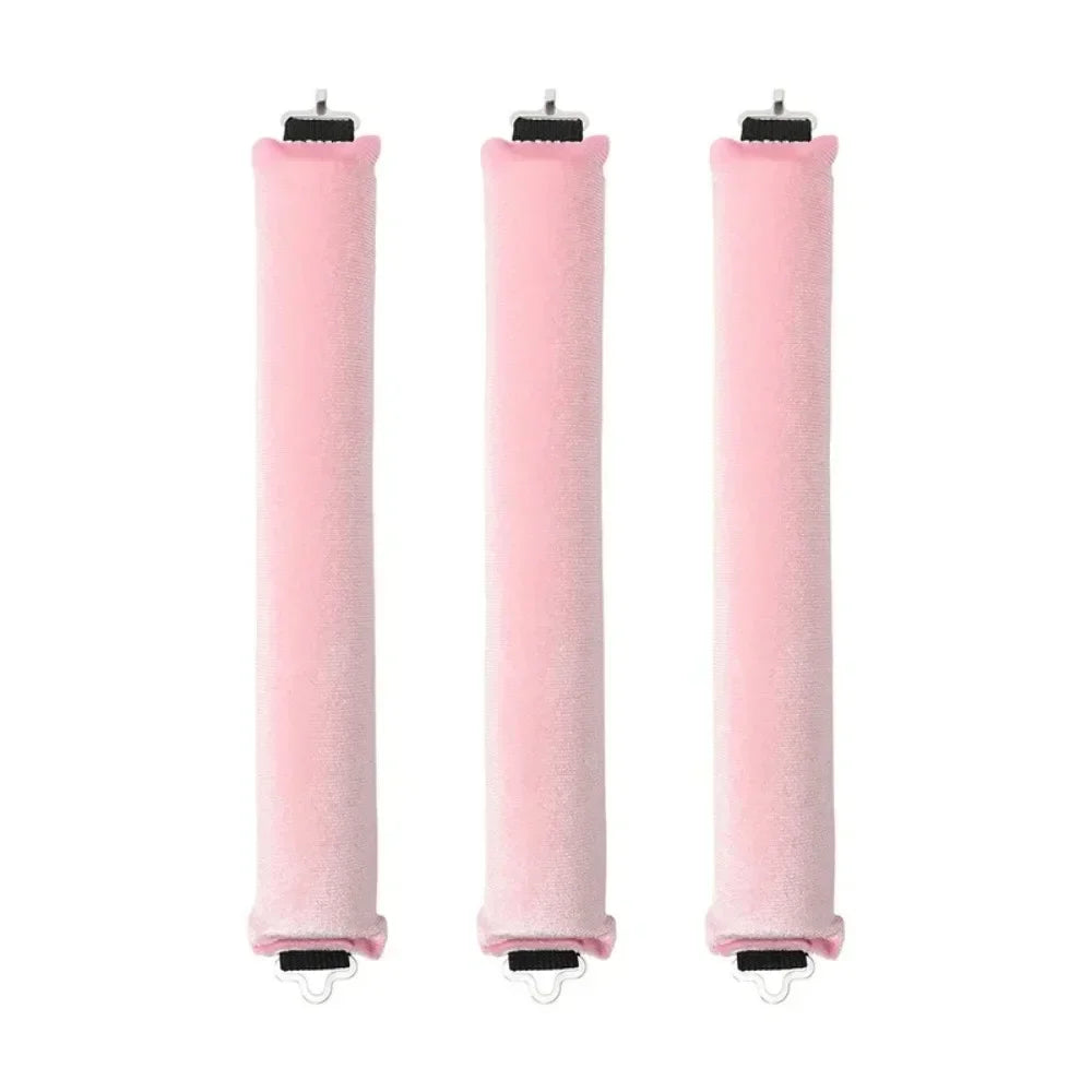 Heatless Hair Curler Headband - Soft Flannel Sleeping Curling Rod for No-Heat Overnight Waves