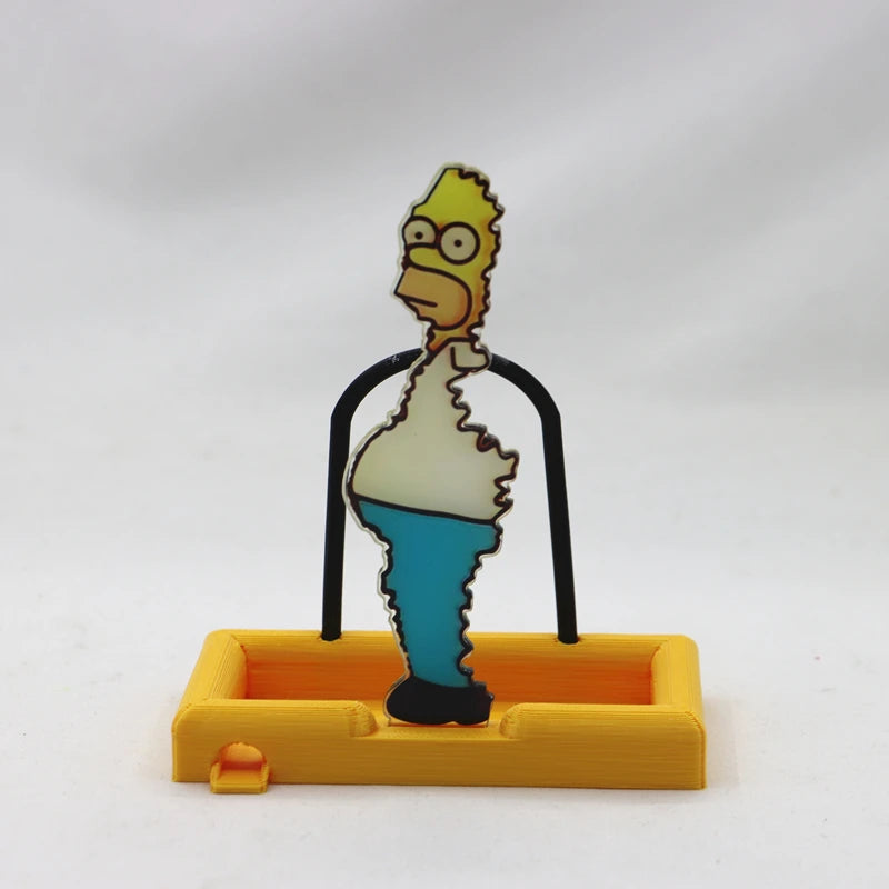Auto-Draining Cartoon Sponge Holder - Funny Sink Sponge Caddy Drain Rack